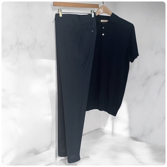 Indochino Other - Indochino Men’s Houndstooth blue and Black Dress Pants